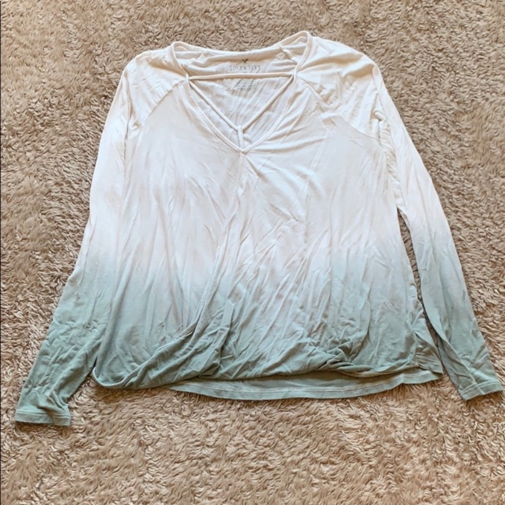 A&E Soft & Sexy Ombré Longsleeve Shirt